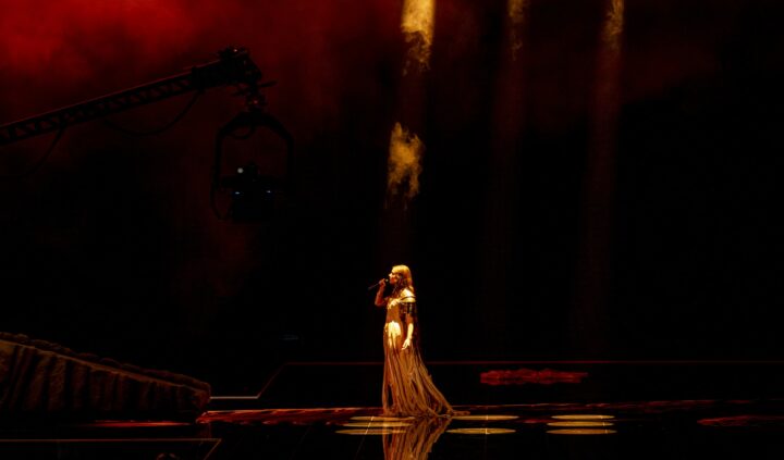 alyona alyona & Jerry Heil rehearsing Teresa & Maria for Ukraine at the First Rehearsal of the First Semi-Final at Malmö Arena